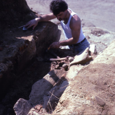Walton Cemetery Excavation, Courtesy of the Connecticut Office of State Archaeology